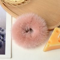 Simple Style Solid Color Plush Hair Tie sku image 11