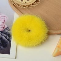 Simple Style Solid Color Plush Hair Tie sku image 19