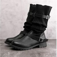 Women's Streetwear Solid Color Round Toe Classic Boots main image 5