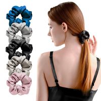 Simple Style Solid Color Mulberry Silk Hair Tie main image 1