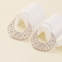1 Pair Lady Streetwear Geometric Copper Earrings main image 3