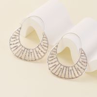 1 Pair Lady Streetwear Geometric Copper Earrings main image 4