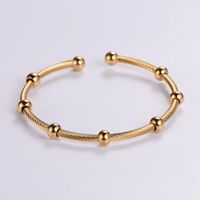 Casual Solid Color 304 Stainless Steel 18K Gold Plated In Bulk main image 7