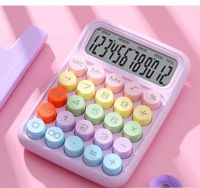 1 Piece Solid Color Learning  Abs+lcd Preppy Style Calculator sku image 5