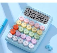 1 Piece Solid Color Learning  Abs+lcd Preppy Style Calculator sku image 7
