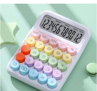 1 Piece Solid Color Learning  Abs+lcd Preppy Style Calculator sku image 8