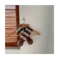 Girl's Cute Sweet Simple Style Plaid Patchwork Scarf 1 Piece sku image 9