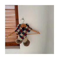 Girl's Cute Sweet Simple Style Plaid Patchwork Scarf 1 Piece sku image 11