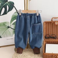 Simple Style Solid Color Cotton Boys Pants main image 4
