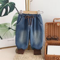 Simple Style Solid Color Cotton Boys Pants main image 2