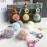 Simple Style Color Block Alloy Plastic Women's Keychain main image 3