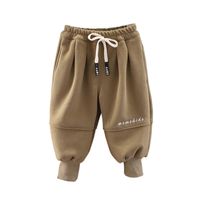 Sports Solid Color Cotton Boys Pants main image 2