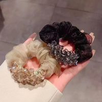 Elegant Simple Style Solid Color Organza Hair Tie main image 6