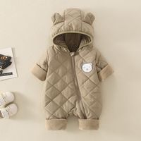 Einfacher Stil Einfarbig Polyester Baby Strampler sku image 1