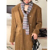 Women's Simple Style Color Block Stripe Polyester Scarf main image 3