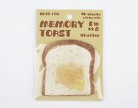 1 Set Toast Class Learning Paper Vintage Style Sticky Note sku image 3