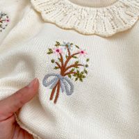 Cute Flower Cotton Baby Rompers main image 5