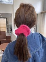 Elegant Solid Color Yarn Hair Tie main image 5