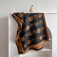 Women's Simple Style Commute Color Block Polyester Printing Shawl sku image 1