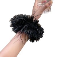 Lady Solid Color Feather Hair Tie main image 2