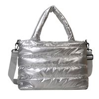 Women's Pvc Solid Color Basic Square Zipper Shoulder Bag Crossbody Bag sku image 3