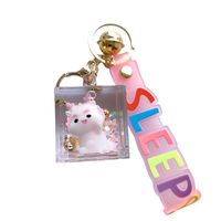 Cute Dinosaur Arylic Women's Keychain main image 2