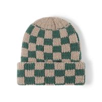 Femmes De Base Dame Style Simple Plaid Sans Gouttière Bonnet De Laine main image 4