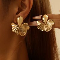 1 Pair Retro Exaggerated Geometric Plating Alloy Gold Plated Drop Earrings main image 3