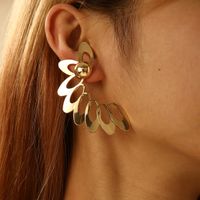 1 Pair Vintage Style Wings Plating Alloy Ear Studs main image 6