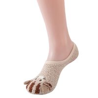 Women's Cute Animal Acetate Fibre Jacquard Ankle Socks A Pair sku image 6