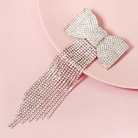 Simple Style Commute Solid Color Alloy Inlay Rhinestones Hair Clip main image 3