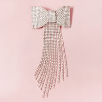 Simple Style Commute Solid Color Alloy Inlay Rhinestones Hair Clip main image 2