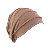 Women's Casual Solid Color Crimping Beanie Hat sku image 4