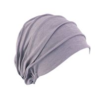 Women's Casual Solid Color Crimping Beanie Hat sku image 9