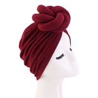 Women's Simple Style Solid Color Crimping Beanie Hat sku image 12