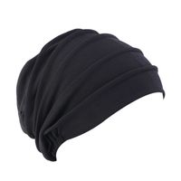 Women's Casual Solid Color Crimping Beanie Hat sku image 3