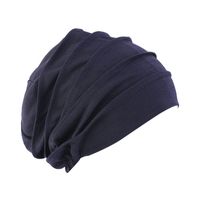 Women's Casual Solid Color Crimping Beanie Hat sku image 2