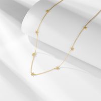 Einfacher Stil Stern Sterling Silber Überzug Halskette sku image 1