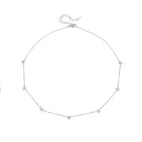 Einfacher Stil Stern Sterling Silber Überzug Halskette main image 3