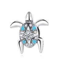Cute Sweet Starfish Dolphin Octopus Copper Plating Silver Plated Jewelry Accessories main image 3