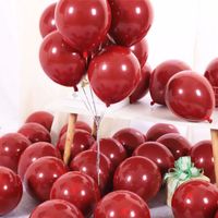 Christmas Wedding Season Simple Style Solid Color Emulsion Indoor Party Balloons main image 5