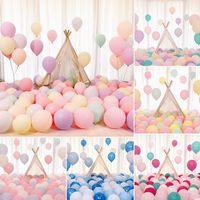 Simple Style Solid Color Emulsion Indoor Outdoor Party Balloons main image 3