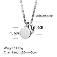 304 Stainless Steel 18K Gold Plated Simple Style Commute Polishing Solid Color main image 2