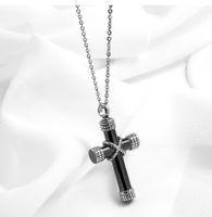 304 Stainless Steel 18K Gold Plated Hip-Hop Retro Plating Cross sku image 1