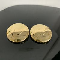 1 Pair Ig Style Retro French Style Round Plating Alloy Gold Plated Silver Plated Ear Studs main image 8