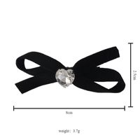 Women's Simple Style Commute Bow Knot Cloth Inlay Pearl Hair Clip main image 3