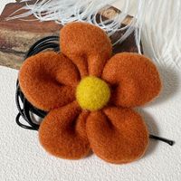 Vintage Style Flower Cloth Handmade Women's Necklace main image 5