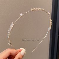 Women's Luxurious Simple Style Star Alloy Plating Inlay Artificial Rhinestones Hair Band sku image 3