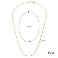 Casual Geometric Titanium Steel Plating Necklace sku image 2