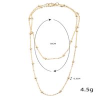 Casual Geometric Titanium Steel Plating Necklace sku image 4